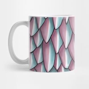 Pink and Blue Dragon Scales Mug